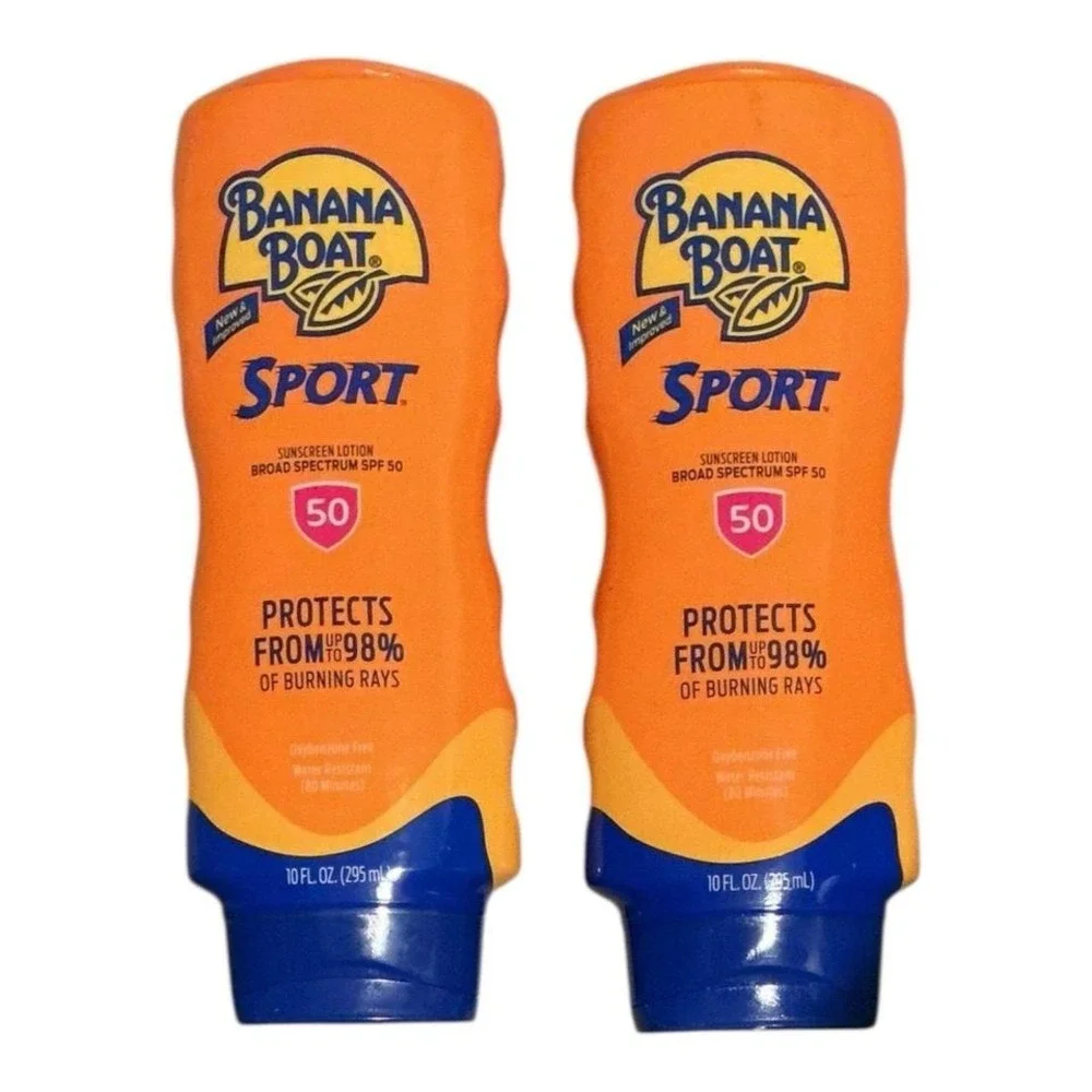 Banana Boat - Sport‎ Sunscreen Lotion SPF 50 (10oz, 2 Pack) - Water Resistant